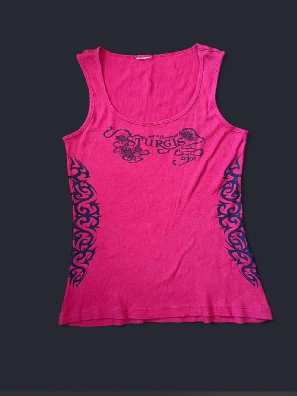 Harley Davidson Sturgis Red Graphic Tank Top